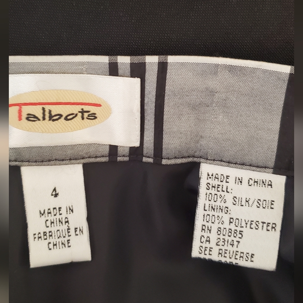 Silk Taffetta Holiday Long Skirt Talbots - Picture 2 of 8